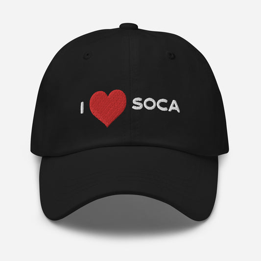 I Love Soca Dad Hat